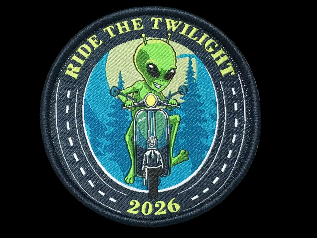 Ride The Twilight Rally Swag.
