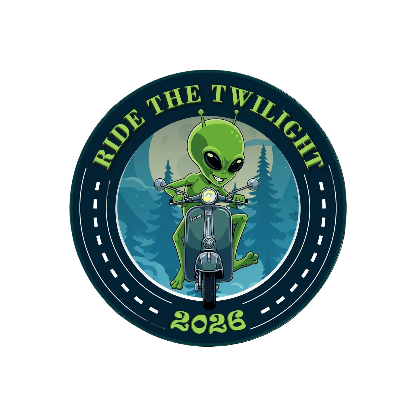Ride The Twilight Rally Swag.