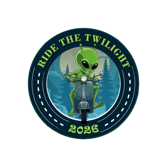Ride The Twilight Rally Swag.